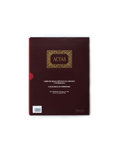 Libro Miquelrius Din A4 Actas Con 100 Hojas Movibles