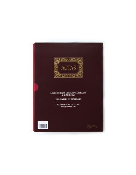 Libro Miquelrius Din A4 Actas Con 100 Hojas Movibles