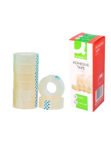 Cinta Adhesiva Q-Connect Transparente 33 Mt X 19 Mm