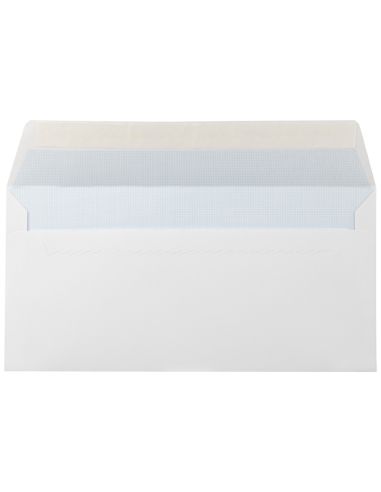 Sobre Liderpapel N.5 Blanco Americano 115X225Mm Tira De Silicona Open System Caja De 500 Unidades