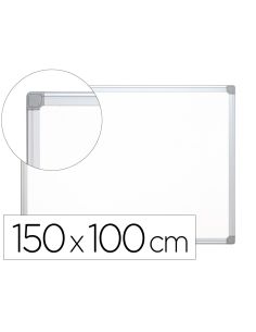 Pizarra Blanca Q-Connect Lacada Magnetica Marco De Aluminio 150X100 Cm