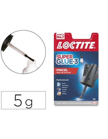 Pegamento Loctite 5 Gr Aplicador De Pincel Adhesivo Instantaneo|Libreriasalesiana