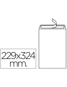 Sobre Liderpapel Bolsa N.8 Blanco Din 229X324 Mm Tira De Silicona Caja De 250 Unidades