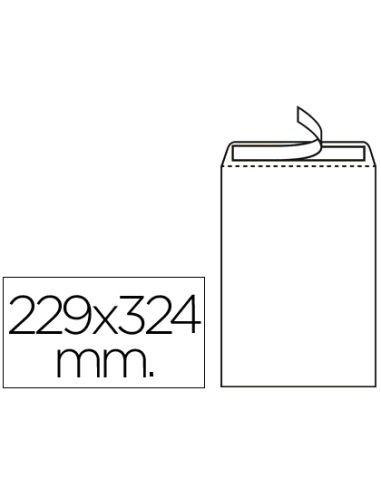 Sobre Liderpapel Bolsa N.8 Blanco Din 229X324 Mm Tira De Silicona Caja De 250 Unidades