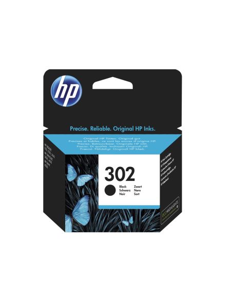 Ink-Jet Hp 302 Deskjet 1110 / 2130 / 3630 Officejet 3830 / 4650 Envy 4520 Negro 190 Pag
