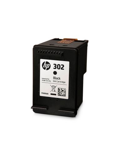 Ink-Jet Hp 302 Deskjet 1110 / 2130 / 3630 Officejet 3830 / 4650 Envy 4520 Negro 190 Pag