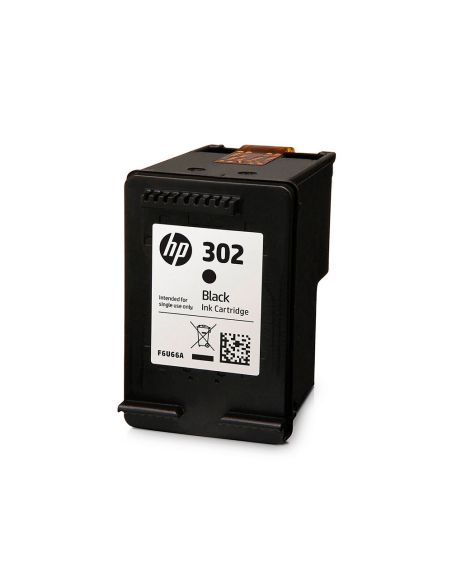 Ink-Jet Hp 302 Deskjet 1110 / 2130 / 3630 Officejet 3830 / 4650 Envy 4520 Negro 190 Pag