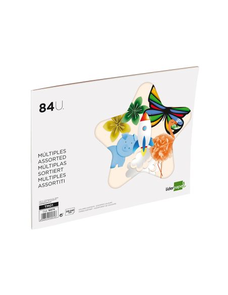 Bloc Trabajos Manuales Liderpapel Multiple 240X315Mm 84 Hojas Colores Surtidos