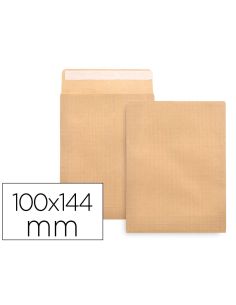Sobre Liderpapel Bolsa N.1 Kraft Salarios 100X145 Mm Tira Silicona Caja De 1000 Unidades