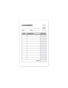 Talonario Liderpapel Camarero Bolsillo Original Y Copia T250 2