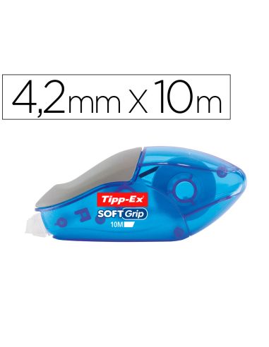 Corrector Tipp-Ex Cinta Soft Grip 4,2 Mm X 10 Mt