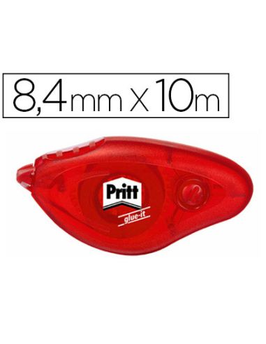 Pegamento Pritt Roller Compact Permanente 8,4 Mm X 10 Mt