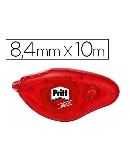 Pegamento Pritt Roller Compact Permanente 8,4 Mm X 10 Mt