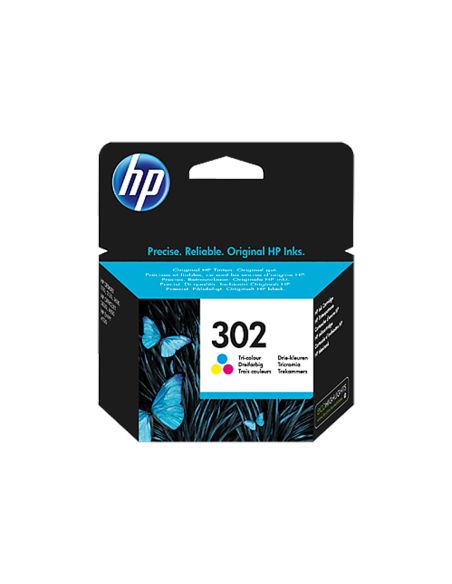 Ink-Jet Hp 302 Deskjet 1110 / 2130 / 3630 Officejet 3830 / 4650 Envy 4520 Tricolor 165 Pag