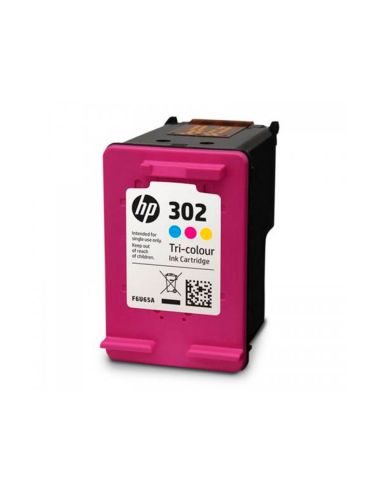 Ink-Jet Hp 302 Deskjet 1110 / 2130 / 3630 Officejet 3830 / 4650 Envy 4520 Tricolor 165 Pag