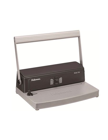 Encuadernadora Para Espiral Metalica Fellowes Esp 50 Perfora 12 Hojas Tamaño A4 Encuaderna Hasta 450 Hojas