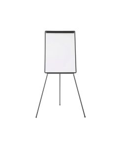 Pizarra Blanca Q-Connect Con Tripode 100X70 Cm Para Convenciones Superficie Laminada Marco Negro 2
