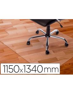 Alfombrilla Para Suelo Q-Connect Pvc Protectora De Suelos 1150X1340 Mm Grosor 2 Mm