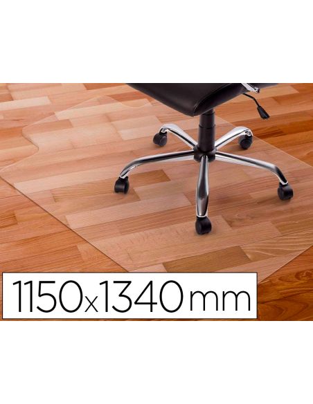 Alfombrilla Para Suelo Q-Connect Pvc Protectora De Suelos 1150X1340 Mm Grosor 2 Mm