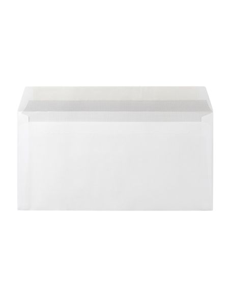 Sobre Liderpapel N.4 Blanco Americano Ventana Derecha 115X225Mm Tira Silicona Open System Caja De 500 Unidades