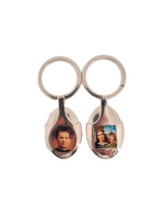Llavero Metal Doble Cara M.Auxiliadora Don Bosco 3X2,5Cm