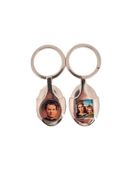 Llavero Metal Doble Cara M.Auxiliadora Don Bosco 3X2,5Cm