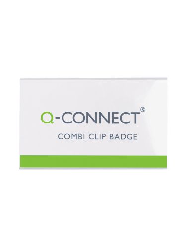 Identificador Con Pinza E Imperdible Q-Connect Kf01567 54X90 Mm