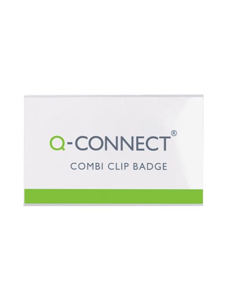 Identificador Con Pinza E Imperdible Q-Connect Kf01567 54X90 Mm