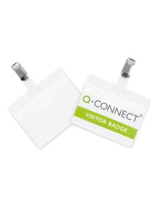 Identificador Con Pinza Q-Connect Kf01560 60X90 Mm Con Apertura Superior 2