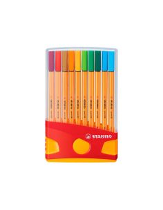 Rotulador Stabilo Punta De Fibra Point 88 Color Parade Estuche De 20 Unidades Colores Surtidos 2