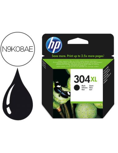 Ink-Jet Hp 304Xl Deskjet 3000 / 3720 / 3730 Negro 300 Paginas