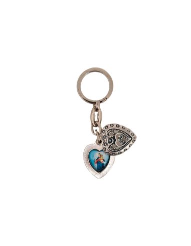Llavero Corazón Metal M.Auxiliadora