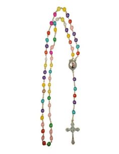 Rosario Plast. Cubo Virgen Del Carmen