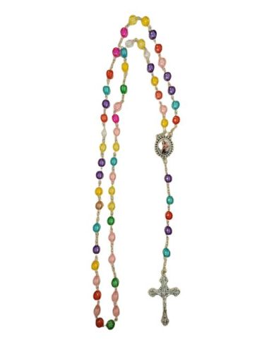 Rosario Plast. Cubo Virgen Del Carmen