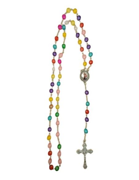 Rosario Plast. Cubo Virgen Del Carmen