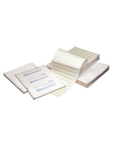 Papel Continuo 240X11 Blanco Caja De 2500 Hojas