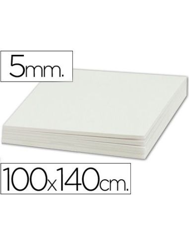 Carton pluma liderpapel blanco doble cara 100x140cm espesor 5mm|Libreriasalesiana