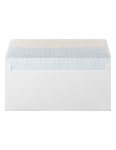 Sobre Liderpapel N.2 Blanco Din Americano 110X220Mm Tira De Silicona Open System Caja De 500 Unidades