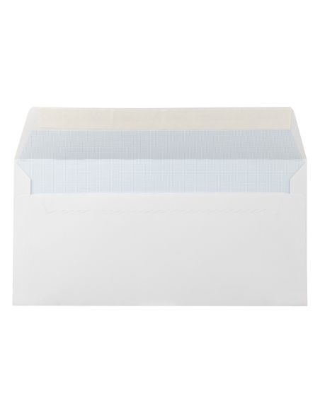 Sobre Liderpapel N.2 Blanco Din Americano 110X220Mm Tira De Silicona Open System Caja De 500 Unidades
