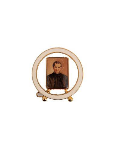 Repie Metal Calado Dorado Don Bosco 6X6 Cm