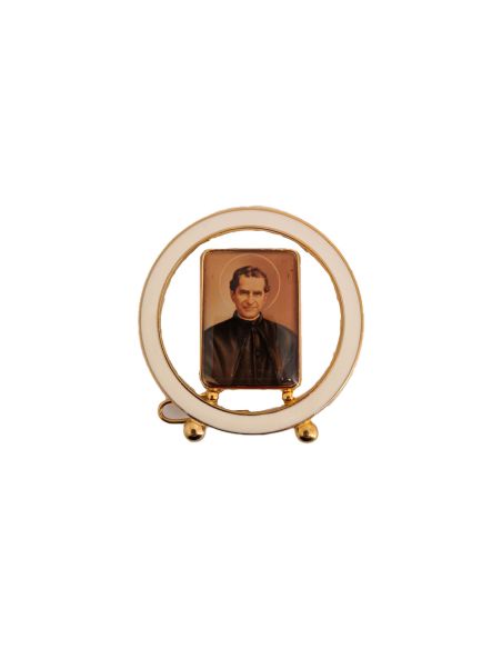 Repie Metal Calado Dorado Don Bosco 6X6 Cm