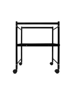 Carrito Q-Connect Para Carpetas Colgantes Folio Con Ruedas Y Bandeja Inferior Extraible Color Negro 2