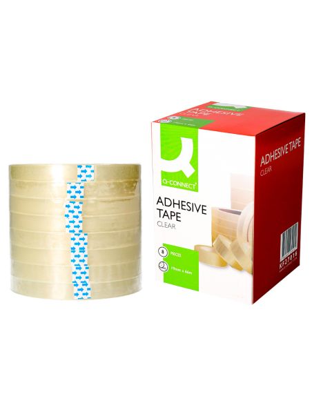 Cinta Adhesiva Q-Connect Transparente 66 Mt X 19 Mm