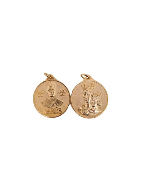 Medalla Oro Don Bosco Doble Cara Don Bosco M.Auxiliadora Olimpiadas