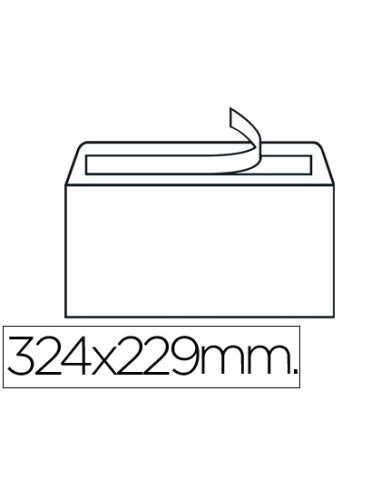 Sobre Liderpapel N.14 Blanco Din C4 229X324 Mm Tira De Silicona Caja De 250 Unidades