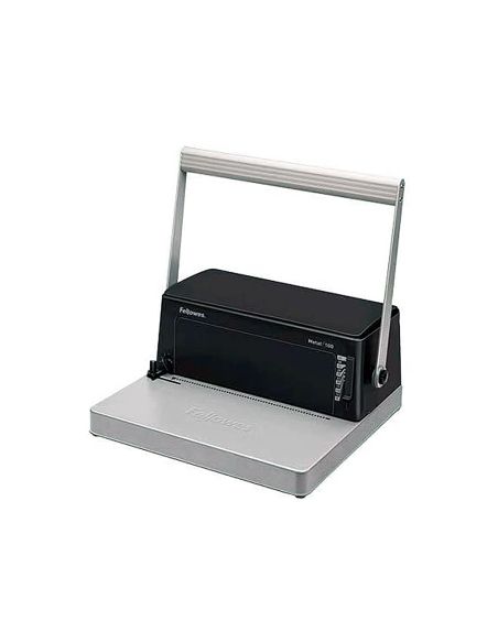 Encuadernadora Para Espiral Fellowes Esp-100 5:1 Perfora 20 Hojas Tamaño A4 Encuaderna 450H Incluye Alicates De Corte