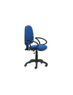 Silla Rocada Con Brazos Color Azul Diametro Base 610 Mm Respaldo De 490 Mm X 420 Mm