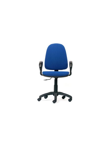 Silla Rocada Con Brazos Color Azul Diametro Base 610 Mm Respaldo De 490 Mm X 420 Mm