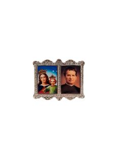 Repie Metal M.Auxiliadora Y Don Bosco 4,5X5,5 Cm