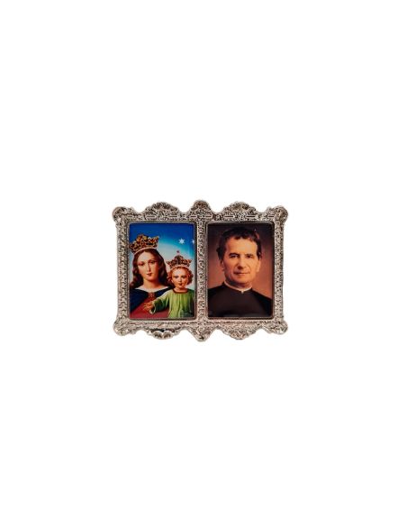 Repie Metal M.Auxiliadora Y Don Bosco 4,5X5,5 Cm